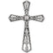 Diamond Milgrain Cross 14k White Gold Pendant (.025 Ctw, H+ Color, I1 Clarity)