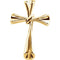 Knot Cross 14k Yellow Gold Pendant (34.75x22.75 MM)