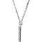 Diamond Initial 'W' Rhodium Plate 14K White Gold (1/6 Cttw, GH Color, l1 Clarity), 16.25"