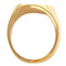 14k Yellow Gold Men's Solid Signet Ring