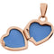 Petite 14k Rose Gold Heart Locket Pendant