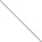 1.75 mm 14k White Gold Solid Diamond-Cut Cable Chain. 16