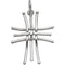 Weave Design Cross Sterling Silver Pendant (Made in Holy Land)