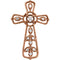 Diamond Lattice Cross 14k Rose Gold Pendant (.05 Ctw, H+ Color, I1 Clarity)