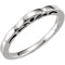 Cut-Out Paisley 3mm Stackable Sterling Silver Ring