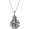 Mom's Prayer for Daughters 'God's Embrace of Love' Rhodium-Plate Sterling Necklace, 18"