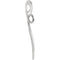 3-Stone Diamond Pendant, Rhodium-Plated 14k White Gold (0.33 Ctw, G-H Color, I1 Clarity)