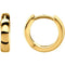 Hoop Earrings, 14k Yellow Gold (11.5mm)