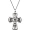 Sterling Silver 4-Way Cross Necklace, 24" (31.5x21.25 MM)