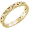 Stackable Geometric Ring, 14k Yellow Gold