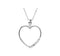 14k Yellow Gold 1/5 Cttw. Diamond Heart Journey Pendant Necklace, 18"