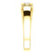 Men's Bezel Set Diamond 14k Yellow Gold Band, Size 11 (.50 Cttw, GH Color, I1 Clarity)