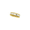 6mm 14k White and Yellow Gold Two-Tone Comfort-Fit Design Band, Size 5 to 15