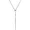 Men's Sterling Silver Cross Necklace, 24"