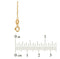 5-Stone Diamond Letter 'S' Initial 14k Yellow Gold Pendant Necklace, 18" (.03 Cttw, GH, I1)