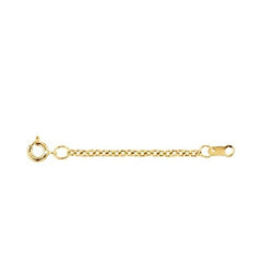 14k Solid Gold 1 Inch Chain Extender/ Necklace Extender 