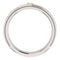 Men's Rhodium-Plated 14k White Gold Diamond and 14k Rose Gold 6.3mm Milgrain Band (.16 Ctw, Color G-H, SI2-SI3 Clarity) Size 11