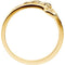 10K Yellow Gold Gentlemens Crucifix Chastity Ring, Size 10