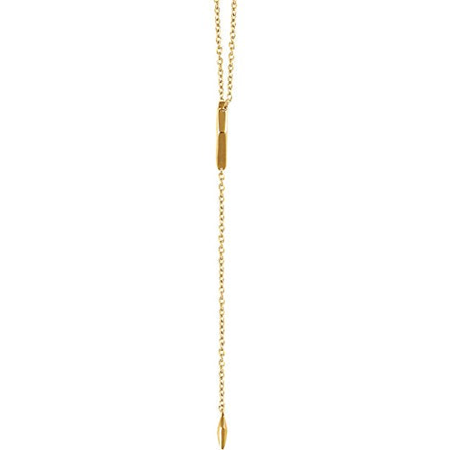 Geometric Necklace in 14k Yellow Gold, 16-18"