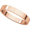 10k Rose Gold 3mm Slim-Profile Flat Band