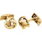 Love Knot High Polished 14k Yellow Gold Cuff Links, 14MM