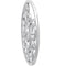 Diamond Circle Filigree Sterling Silver Pendant Necklace, 18" (1/16 Cttw)