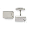 Stainless Steel Polished Rectangle Cuff Links, 19X12MM