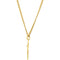 24k Yellow Gold Plated St. Michael Badge Necklace, 24"