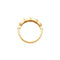 5mm 14k Yellow Gold Tapered Bamboo Design Band, Size 6 to 7