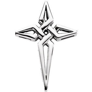 Contemporary Evangelists Cross Sterling Silver Pendant