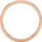 Slim-Profile 1mm Flat Stacking Band, 14k Rose Gold, Size 8