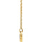 Graduated Bezel Set Diamond Necklace in 14k Yellow Gold, 16-18" (1/5 Ctw, Color G-H, Clarity I1)