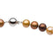 Multi-Color Earthtone Freshwater Cultured Pearl Bracelet, 7.75" (10.0-11.0 MM)