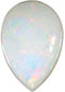 Opal Pear Cabochon Pendant Necklace, 10k Yellow Gold, 12k Green and Rose Gold Black Hills Gold Motif, 18''