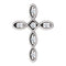 Diamond Everlasting Cross Sterling Silver Pendant (.1 Ctw, G-H Color, I1 Clarity)