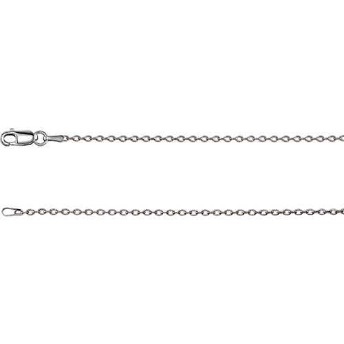 Diamond Heart .50 Cttw.14k White Gold Necklace, 18"