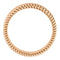 Grooved Rope Pattern 5.25mm Comfort-Fit Band, 14k Rose Gold Size 7