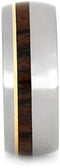 The Men's Jewelry Store (Unisex Jewelry) Ironwood, 10k Yellow Gold 8mm Titanium Comfort-Fit Band