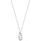 14k White Gold .25 Cttw. Diamond Necklace, 18"