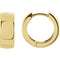 14k Yellow Gold Hoop Earrings (14mm)