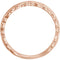 Scrollwork Stackable Ring, 14k Rose Gold