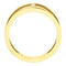 Diamond Negative Space Ring, 14k Yellow Gold, Size 7 (.04 Ctw, G-H Color, I1 Clarity)