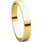 10k Yellow Gold 3mm Slim-Profile Flat Band, Size 11.5