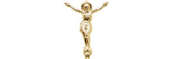 Large Crucifix 14k Yellow Gold Pendant