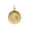 14k Yellow Gold Infant Jesus Medal (12 MM)