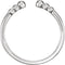 Graduated Beaded Ring, Rhodium-Plated 14k White Gold