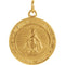 14k Yellow Gold Miraculous Medal (14.75 MM)