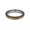 The Men's Jewelry Store (Unisex Jewelry) Oak Wood 3mm Sandblasted Titanium Comfort-Fit Wedding Band