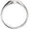 Men's Diamond Journey Ring, Rhodium-Plated 14k White Gold (.08 Ctw, G-H Color, I1 Clarity)