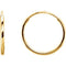 Petite Endless Hoop Earrings, 14k Yellow Gold (20mm)